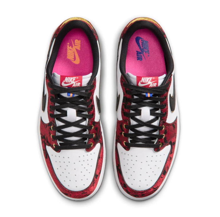 Jordan Red  & White Low-Top Sneakers