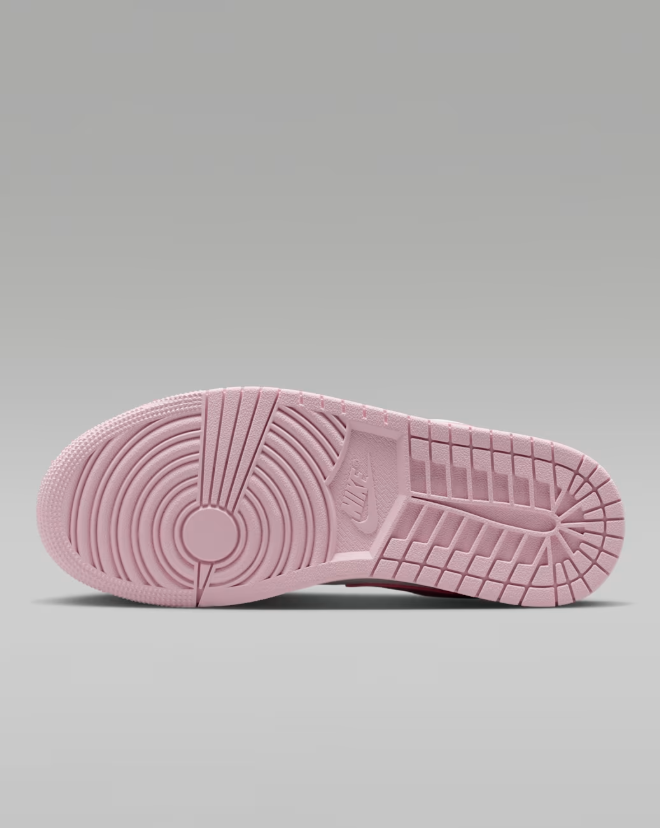 Jordan Pink & White Low-Top Sneakers
