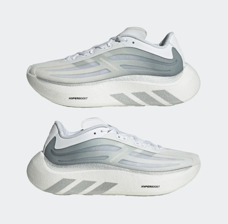 adidas Sneakers – White & Grey Sculpted Sole