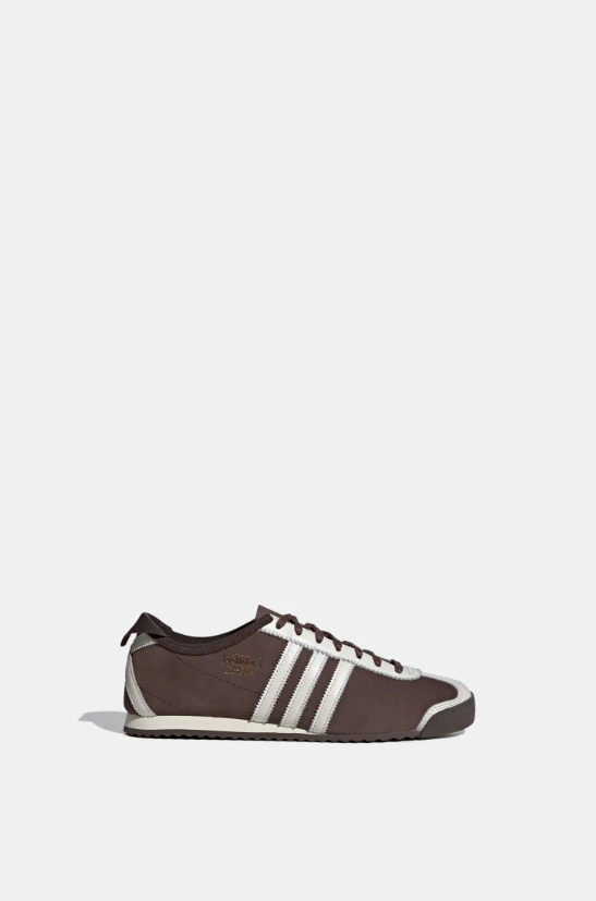 adidas Brown & Cream Retro Lace-Up Sneakers