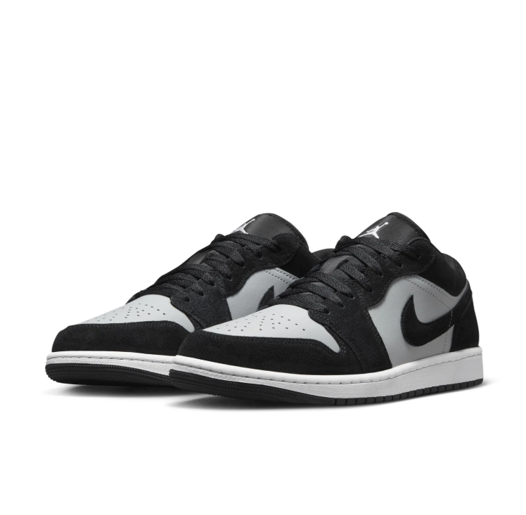 Jordan Black & Light Grey Low-Top Sneakers