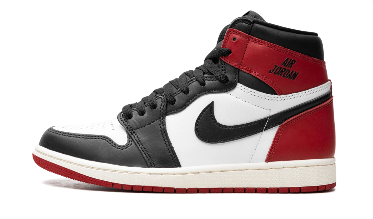 Jordan Red, Black & White High-Top Sneakers