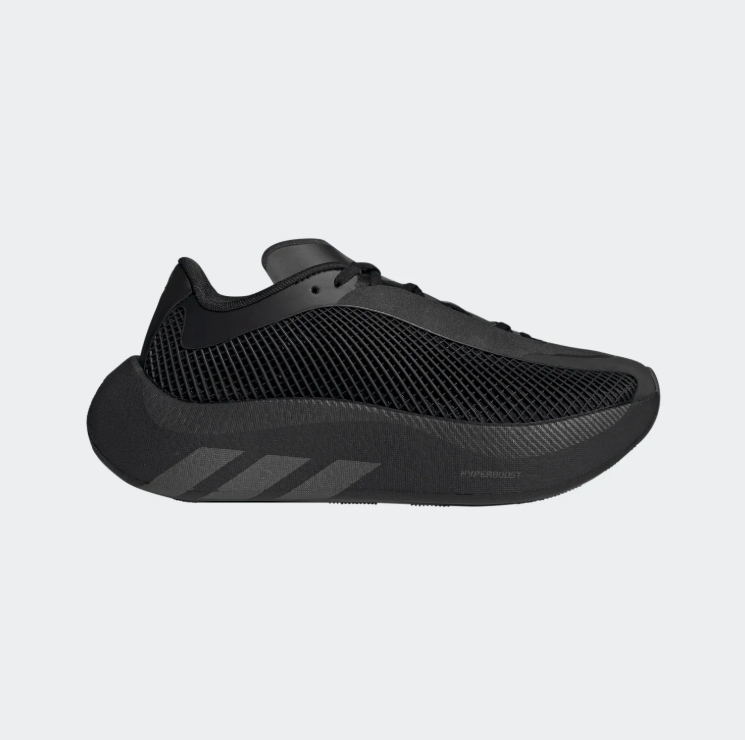 adidas Black Mesh Low-Top Lace-Up Sneakers