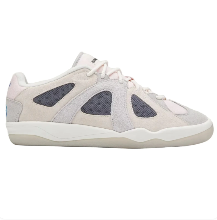 adidas Low-Top Sneakers – Light Grey & Blush Pink