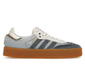 adidas  Blue Denim-Look Sneakers with Gum Sole