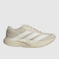 adidas Cream & White Low-Top Mesh Sneakers