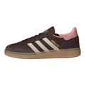 adidas  Dark Brown & Pink Low-Top Sneakers with Gum Sole