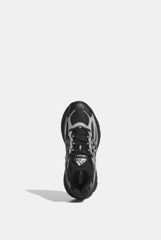 adidas Black & Silver Chunky Retro Sneakers