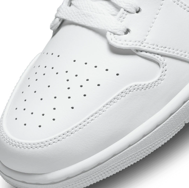 Jordan All-White Low-Top Sneakers