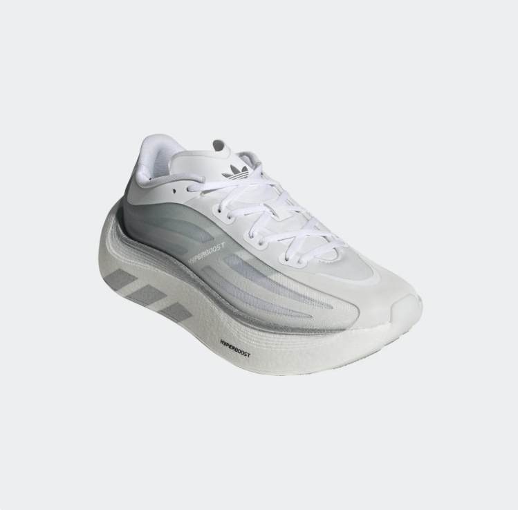 adidas Sneakers – White & Grey Sculpted Sole