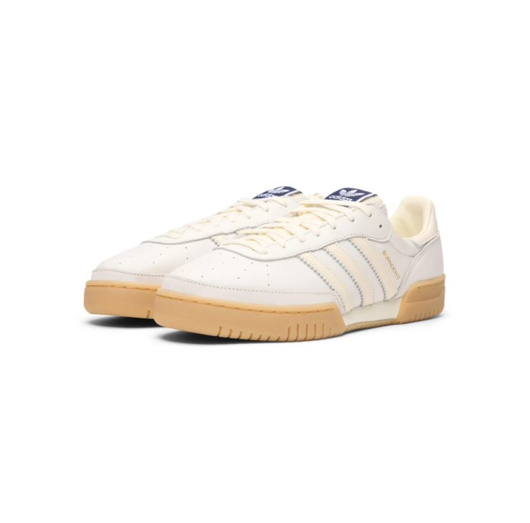 adidas  Cream Low-Top Sneakers with Gum Sole