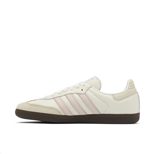 adidas  Cream & Pale Pink Low-Top Sneakers