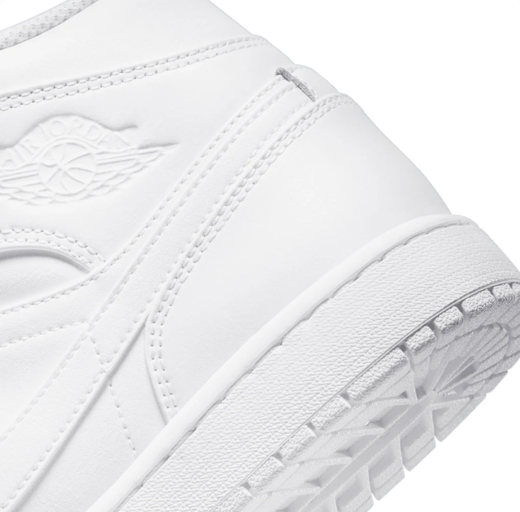 Jordan All-White High-Top Sneakers