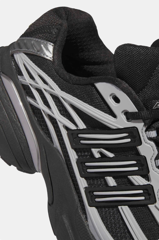adidas Black & Silver Chunky Retro Sneakers