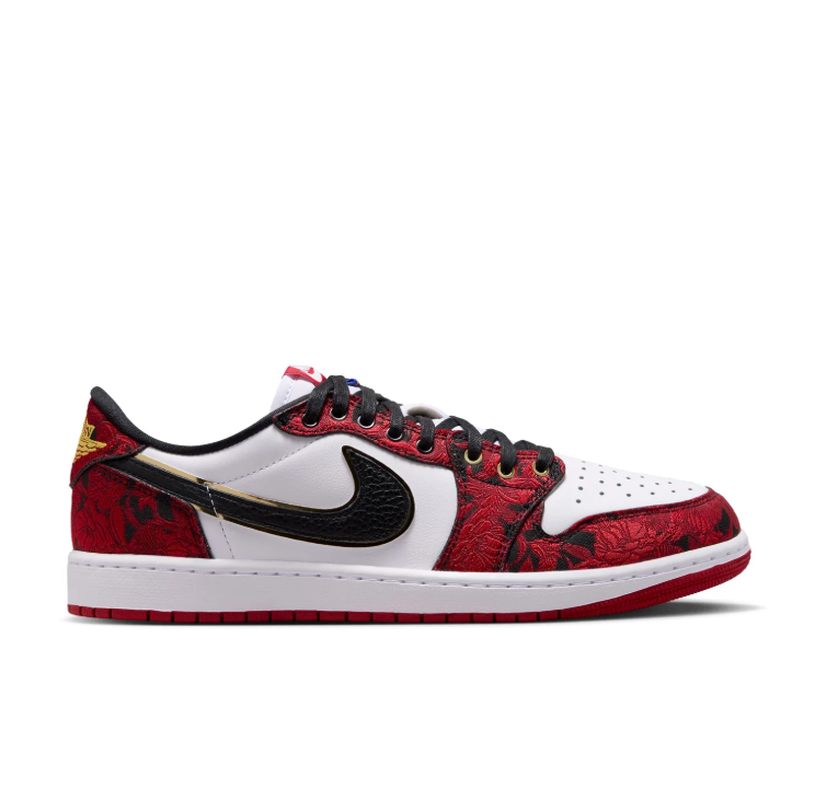 Jordan Red  & White Low-Top Sneakers