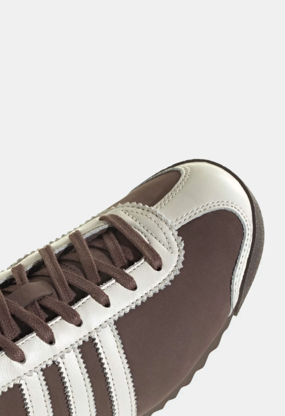 adidas Brown & Cream Retro Lace-Up Sneakers