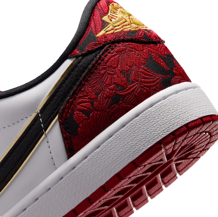 Jordan Red  & White Low-Top Sneakers