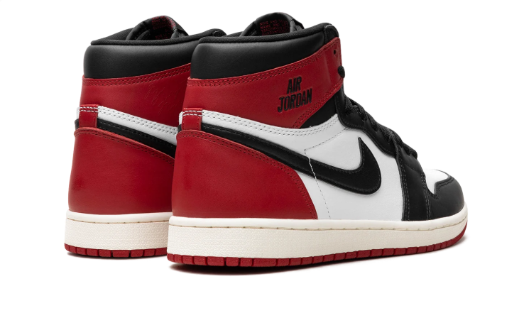 Jordan Red, Black & White High-Top Sneakers