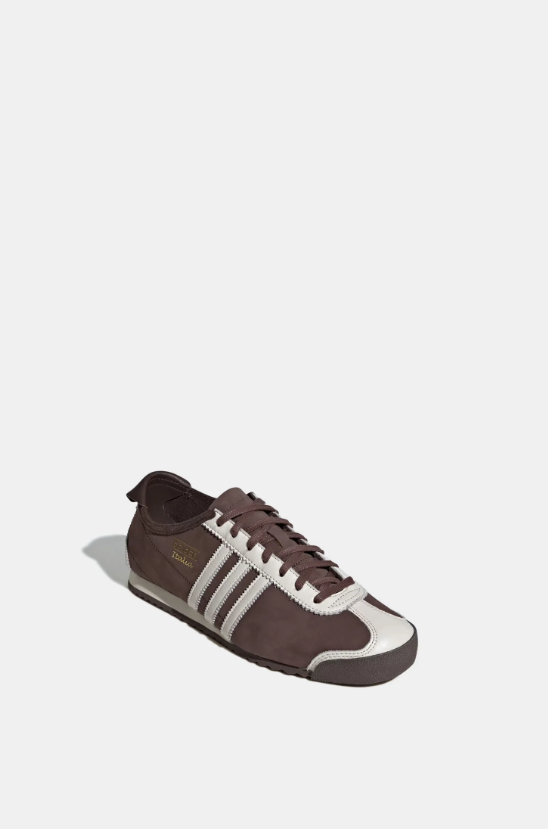 adidas Brown & Cream Retro Lace-Up Sneakers
