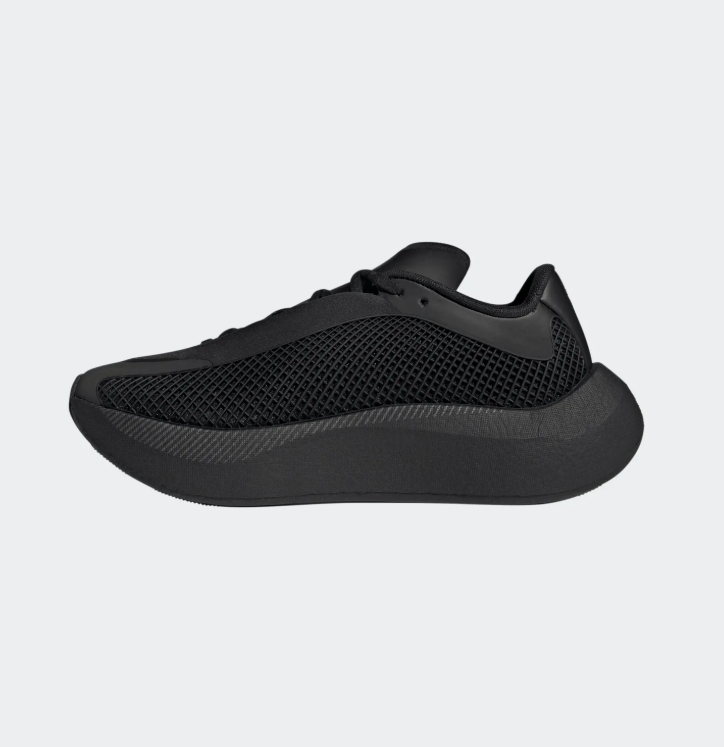 adidas Black Mesh Low-Top Lace-Up Sneakers