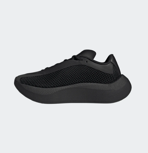adidas Black Mesh Low-Top Lace-Up Sneakers