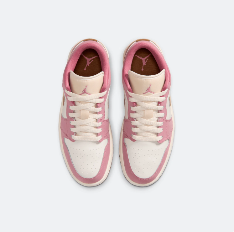 Jordan Pink & Cream Low-Top Sneakers