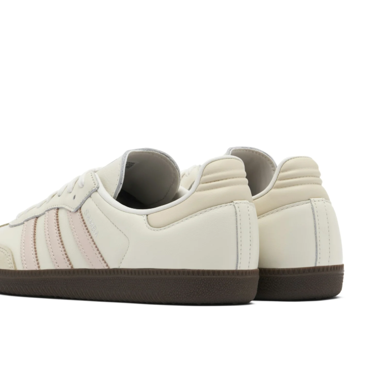adidas  Cream & Pale Pink Low-Top Sneakers