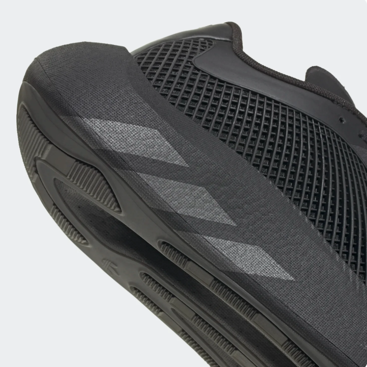 adidas Black Mesh Low-Top Lace-Up Sneakers