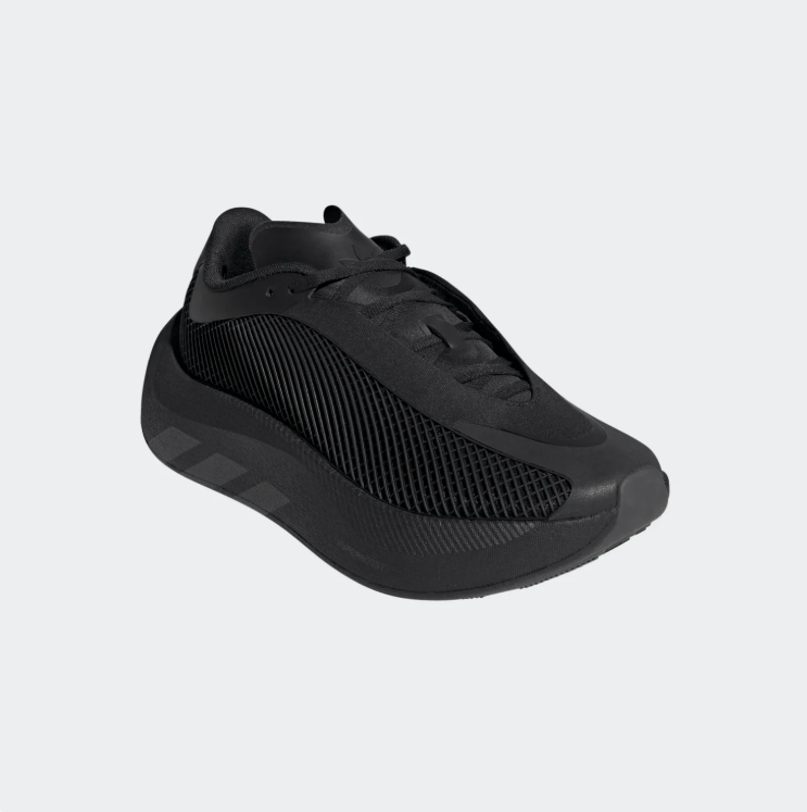 adidas Black Mesh Low-Top Lace-Up Sneakers