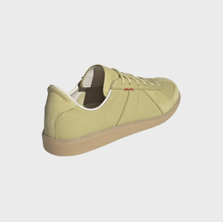 adidas Light Olive Low-Top Sneakers with Gum Sole