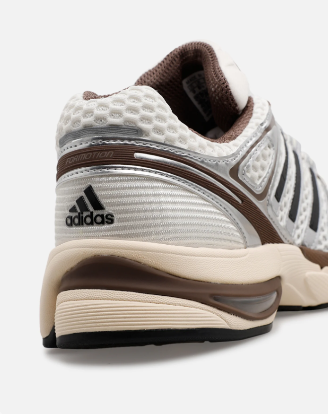 adidas Sneakers – Silver, Cream & Brown