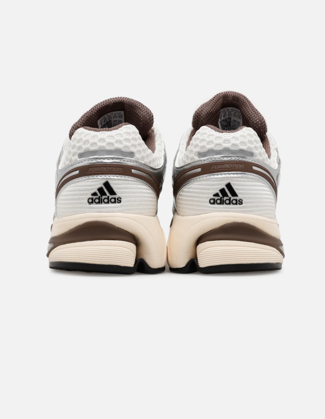 adidas Sneakers – Silver, Cream & Brown