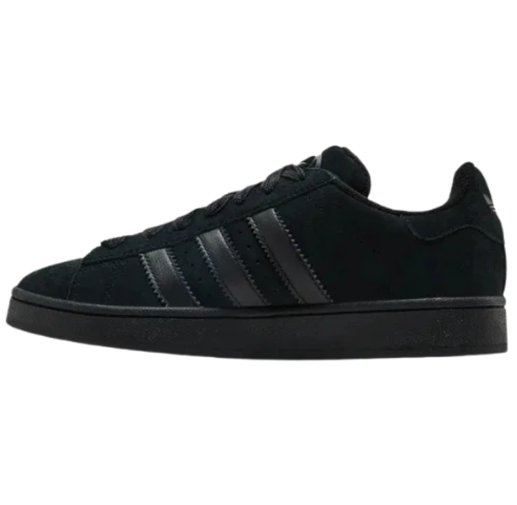 adidas All-Black Low-Top Lace-Up Sneakers