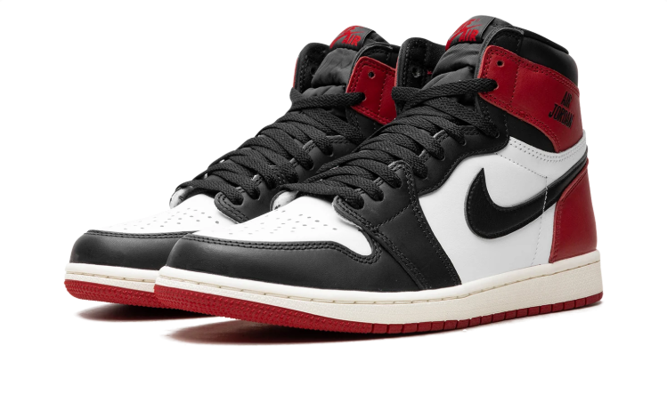 Jordan Red, Black & White High-Top Sneakers