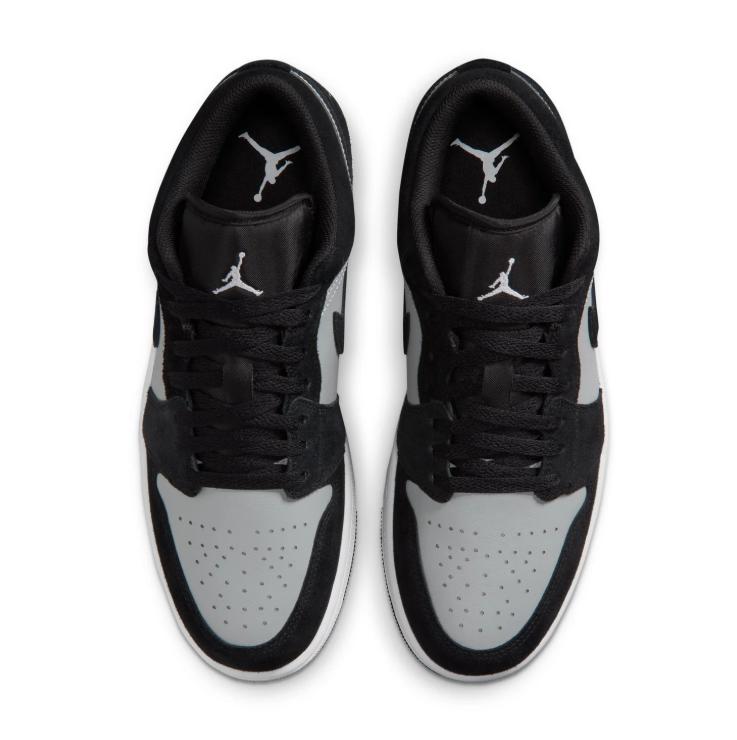 Jordan Black & Light Grey Low-Top Sneakers