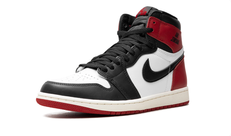 Jordan Red, Black & White High-Top Sneakers