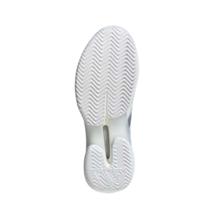 adidas White & Silver Low-Top Mesh Sneakers
