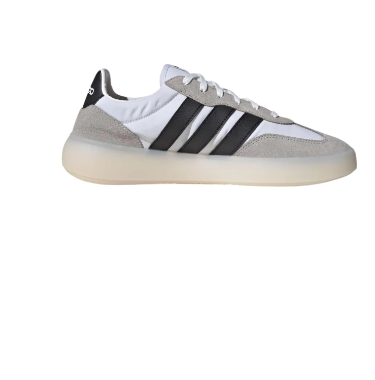 adidas White & Grey Retro Low-Top Sneakers