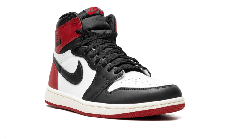Jordan Red, Black & White High-Top Sneakers