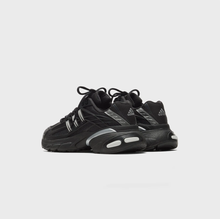 adidas Black & Silver Chunky Low-Top Sneakers