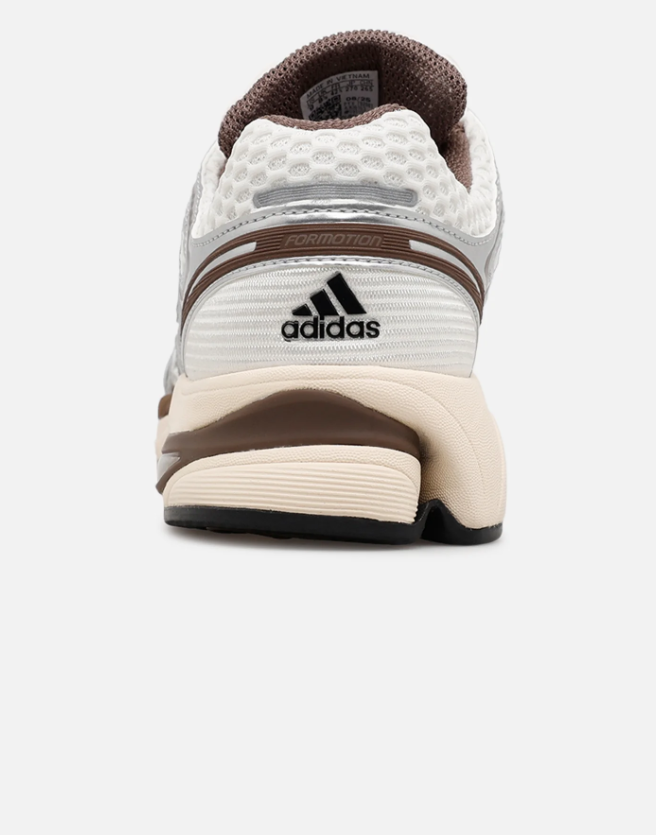 adidas Sneakers – Silver, Cream & Brown