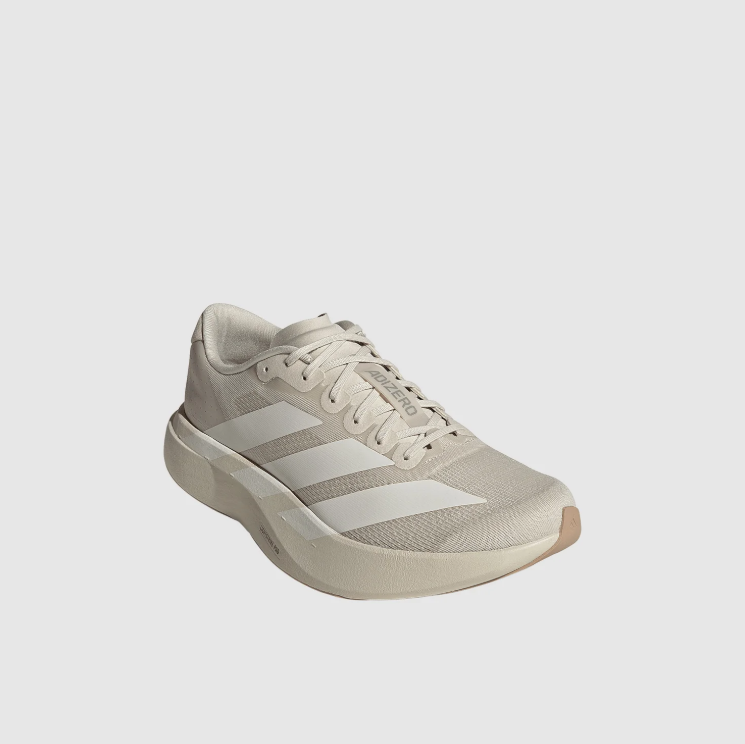adidas Cream & White Low-Top Mesh Sneakers