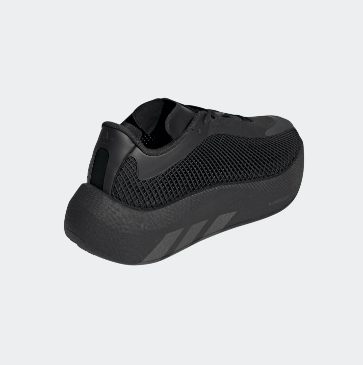 adidas Black Mesh Low-Top Lace-Up Sneakers