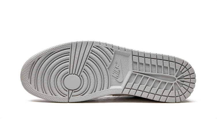 Jordan White, Cream & Grey Low-Top Sneakers
